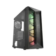 FSP CMT211A ATX Mid Tower PC Case ARGB Light Bar, Tempered Glass