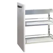 Provedore Pull-Out Under-Bench Storage - for 200mm Cabinet - Left Side Mount