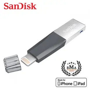 SanDisk 128G iXpand mini 隨身碟 iPhone/iPad 適用儲存裝置OTG最大擴充 廠商直送