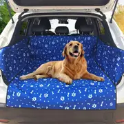 Waterproof Non-Slip Dog Car Seat Cover Blue Hammock Pet Protector Mat 155x105cm Blue 155x105x35cm