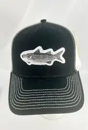 Ouray Fish Trout Hat Cap Snap Back Gray Patch Fish Adjustable