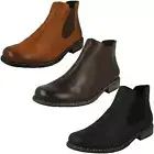 Ladies Rieker 'Z4994' Casual Synthetic Warm Lined Zip Up Chelsea Boots