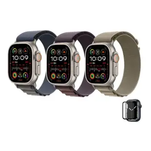 犀牛盾保貼組【Apple】Apple Watch Ultra2 LTE 49mm(鈦金屬錶殼搭配高山錶環)