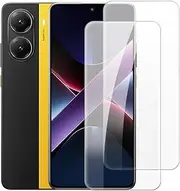 2 Pack Tempered Glass Screen Protector Set Compatible with Xiaomi Poco X7 Pro 5G, HD Clear, Anti-Scratch, Bubble-Free, Easy Installation