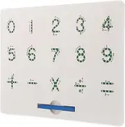 Kisangel Educational Magnetic Number Board Fine Motor Skills for Interactive Learning Lightweight and Portable Design for Go Activities Enhances Hand Eye Coordination