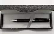 Carbon Fibre Gift Pen in gift box personalised