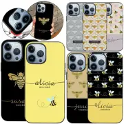 CASE Personalized Bee For iPhone 16 15 Pro MAX 13 Mini 12 11 14 Phone Soft Cover