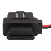 OBD2 Cigarette Lighter Socket Adapter 16Pin T Head Female Connector Power Co CHW