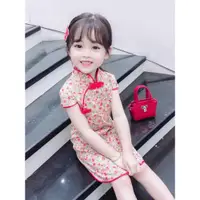 在飛比找ETMall東森購物網優惠-夏季中國風漢服裙女童旗袍
