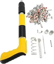 Mini Nail Gun with Silencer, Adjustable 5-Speed Lightweight Nail Tool with 50 Nails for DIY, Electrical Installation and Sanitary Work
