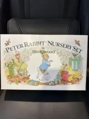[New and unused] Wedgwood Peter Rabbit Nursery 3-piece set From Japan