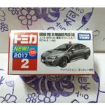 (現貨) TOMICA 2017新車貼 #2 SUBARU WRX S4 UNMARKED POLICE CAR