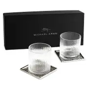 Ivy and Oak Glasses and Coasters Gift Set