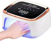 108W UV LED Nail Lamp, Cordless UV Light Nail Lamp, Nail Dryer for Gel Polish, Gel Nail Lamp, Led Nail Light for Gel Nails with Automatic Sensor & 4 Timers