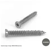 UNDERCUT Countersunk ScrewBolt Galvanised 7.5mm x 125mm - Box of 100