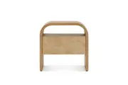 Crescent 1-Drawer Bedside Table