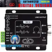 DD AUDIO SC2 CAR AUDIO 2-CHANNEL LINE OUTPUT ACTIVE PRE-AMP SIGNAL CONVERTER NEW