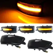 For Jaguar XJ X350 XF X250 X-Type Dynamic Smoked LED Side Mirror Signal Light 2x (for: Jaguar)