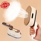 1100W Garment Steamer Iron 2-in-1 Handheld 3 Steam Levels Travel Mini White