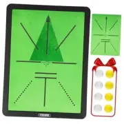 Golf Hitting Mat with Swing Path Feedback: Non-Slip Training Mat for Indoor &