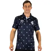 AFL 'Mulligan' Golf Polo - Carlton Blues - Adult - Mens - Polo