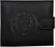 Manchester City FC Mens RFID Embossed Leather Wallet (UK Size: One Size) (Black)