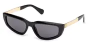Max & Co. MO0125 01A Women’s Sunglasses Black Size 56