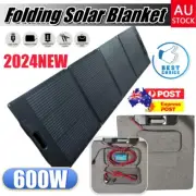 600W 12V Folding Solar Panel Blanket 600 Watt Flexible Solar Mat Mono Power USB