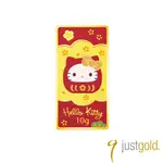 【JUST GOLD 鎮金店】HELLO KITTY 開運達摩金條 10G