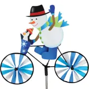 Premier Kites Snowman on Bike Spinner Wind Spinner