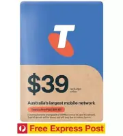 FREE EXPRESS POST $39 TELSTRA Pre-Paid Sim Cards 4G/5G ENABLED