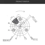 Precision Made Gear Set with 608Z Bearing for Bafang For Ebike Motor Set of 3