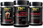 TH90 Kit - Chocolate + Collagen + Brewer's Yeast - 1Lb. (16OZ) Nutrition Shake