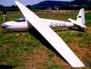 Ka-6 Schleicher Glider Airplane Wood Model Free Ship New