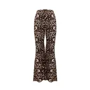 High Waist Leopard Print Flare Leggings Pants Fashion Sexy Bodycon Trousers
