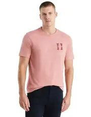 [Tommy Hilfiger] Boucle Embroidery Tee in Pink