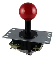 Sanwa Electronics board type joystick lever red JLF-TP-8YT-SK-R New Japan F/S
