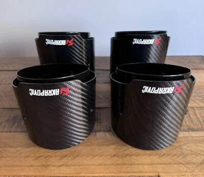 BMW M2 G87 M3 G80 M4 G82 G83 COMPETITION AKRAPOVIC CARBON 4.5" EXHAUST TIPS