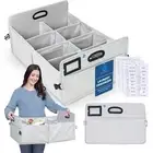51L (13.5 Gallon) Collapsible Laundry Tote, Clothes Storage, Laundry Hampers ...