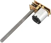DC 6V 12VGear Motor, 1024GA20 Mini Micro Electric Gear Motor, Thread Flip N20 Gear Motor M4 x 55mm Long Output Shaft 300RPM (6V 60RPM)