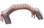 Hornby R8641 OO Gauge Platform Footbridge