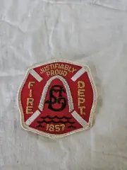 Justifiably Proud STL Fire Department Patch 1857