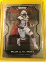 2020 Panini Prizm MICHAEL WARREN II Rookie Base RC #345 Philadelphia Eagles