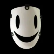 Smiling Horror Happy Face Mask For Halloween Costume Cosplay Party Prop