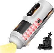Sex Toys for Men Hands Free Electric Malemasterbrators Toy with Powerful Thrusting Rotating Modes for Stimulation Electric Pocket Pussy Vagina Men's Hoodies Charge A1G15