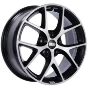 BBS SR Volcano Grey Wheel with Painted Finish and Diamond-Cut Face (18 x 8...