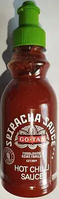 1x Bottle of Sriracha Hot Chilli Sauce — GO-TAN — 215 ml 7.27 fl oz Limited!