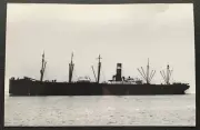 ARTEMIS STEAMSHIP REAL BLACK AND WHITE PHOTO POSTCARD 3'5X5'5 EX CONDITION