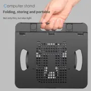 adjustable portable stylish foldable notebook stand desk organizer