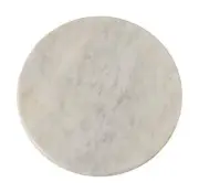 KKSM Art Craft Kitchen Handmade White Marble Chakla for Making Roti Chapati 07